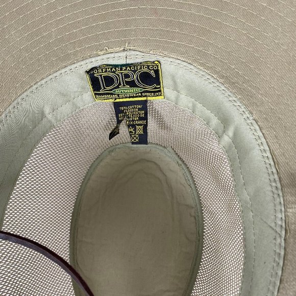 Dorfman Pacific Safari Mesh Sidewall Wide Brim Hat - Picture 10 of 10